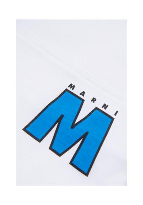 T-shirt con logo MARNI KIDS | M01769 M00RF0MC78